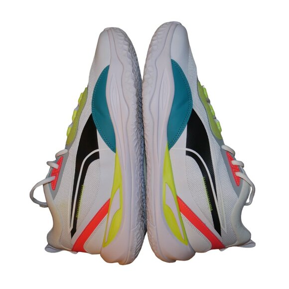 PUMA Playmaker Pro Shoes Men\'s Size 12 Reflective Hi-Viz White Fiery Coral EUC main image 14
